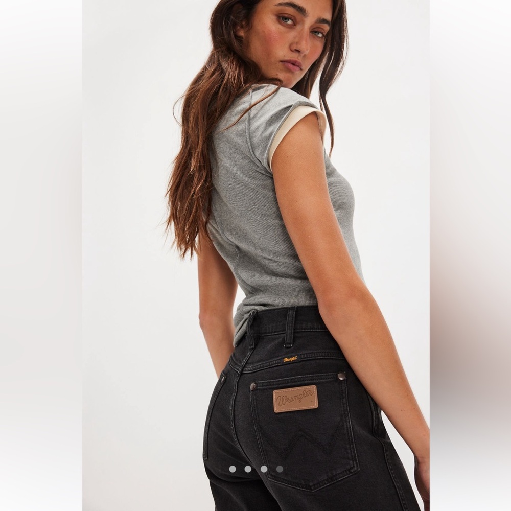 Wrangler Wrancher Washed Black Jeans 27x31